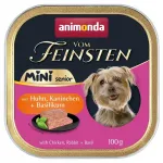 Animonda Vom Feinsten MINI Senior koerakonservid kanaliha, j&auml;neseliha ja basiilikuga, 100 g