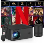 Projektor HOPVISION H11 Full HD 1080p 4K, Netflix, WiFi, Bluetooth, 15000 luumenit