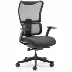 Kontoritool FLEXISPOT BS8, must, ergonoomiline, 3D reguleerimine, v&otilde;rgust, kuni 150 kg