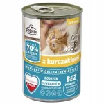 Niiske kastmes t&uuml;kkidega kassitoit kanaga JUNIOR 400g