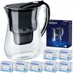 Veefiltri kann Aquaphor LAGO, must, 3,8 l, 7 Maxfor+ vahetatava filtriga
