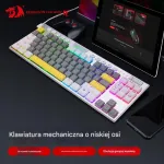 Mehaaniline klaviatuur Redragon K621, 3 t&ouml;&ouml;režiimi, RGB taustvalgus
