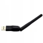 USB WiFi antenn, kaasaskantav, must, internetiks ja m&auml;ngudeks