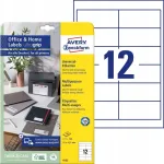 Kleepuvad m&auml;rgised tr&uuml;kkimiseks Avery 97 x 42,3 mm A4, InkJet/Laser 6123