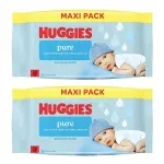 HUGGIES Pure laste niisked salvr&auml;tid, 120 tk
