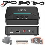 Bluetooth 5.0 adapter NFC, AUX, RCA, USB, 15 m kaugusega