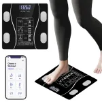Kaalud BEDEE Bluetoothiga, anal&uuml;&uuml;sivad KMI-d, rasvu ja vett, 180 kg
