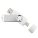 USB m&auml;lupulk 128 GB TWISTER, USB 3.0/3.2, USB-C, h&otilde;bedane