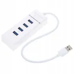 USB 3.0 jagaja, 4 &uuml;hendust, valge