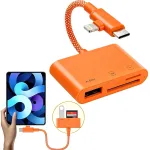 Android iPhone Lightning Micro SD USB 3in1 kaardilugeja adapter