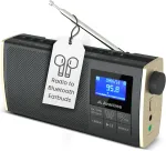 Kaasaskantav raadio FM, Bluetooth, SD kaardilugeja ja 8-tunnise akuga