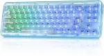 YUNZII X71 mehaaniline 68% traadita klaviatuur, RGB, vahetatavate nuppudega, USB-C, sinine