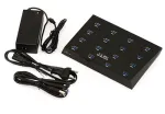 USB jagaja 3.0, 16 pesa, t&ouml;&ouml;stuslik laadimisjaam koos toiteadapteriga