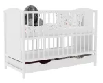 FAIRY TALE GIRAFFE laste voodi sahtliga, valge, 120x60