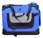 Plastikust kokkupandav loomade kandekott Royal&Petsky, sinine, suurus S
