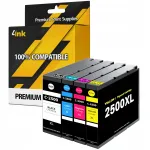 Tintikassetid 4 tk XL, Canon MAXIFY MB5050/MB5150/MB5350/MB5450/iB4050 printeritele