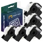Kandjate m&auml;rgised DK11204, 17x54 mm, sobib Brother QL700, QL1110, asendus, 5 tk
