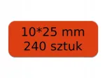 NIIMBOT punased etiketid, 10x25 mm, 240 tk