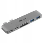 USB-C 6-&uuml;hes SAVFY hub Thunderbolt 3 40Gbps MacBookile