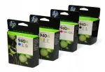 HP 940XL CMYK tindikassetid, 4 tk, C4906AE, sobivad 8000/8500, originaal