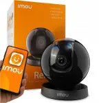 Siseruumide IP-kaamera Imou REX IPC-A46LP-D Wi-Fi ja p&ouml;&ouml;rleva peaga, must