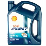 SHELL Advance AX7 mootorratta&otilde;li 4T 10W40, 4 l, pools&uuml;nteetiline