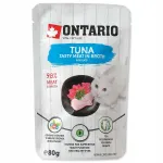 ONTARIO niiske kassitoit tuunikalaga puljongis, 80 g, 15 tk
