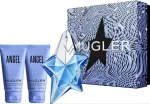 Thierry Mugler Angel parf&uuml;&uuml;mvesi 25 ml, du&scaron;igeel 50 ml ja kehakreem 50 ml komplekt