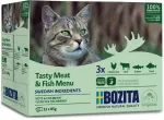 BOZITA koeratoit veise- ja kalat&uuml;kkidega želees, 12 x 85 g
