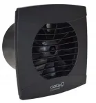 Vannitoa ventilaator CATA UC12 taimeriga, must, vaikne, 205 m&sup3;/h, klapiga