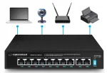 V&otilde;rgul&uuml;liti MATRIX, 10 PoE porti, 10/100/1000 Mbps, 120W