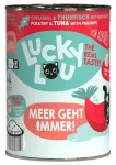 Lucky Lou Adult m&auml;rg kassitoit linnuliha ja tuuniga, 400 g