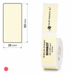 Liimsoojusetiketid Niimbot D101 printerile, 25x50 mm