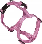 Koera rakmed Croci, H-t&uuml;&uuml;pi, reguleeritavad 60&ndash;80 cm, 25 mm, roosad, peegeldavad
