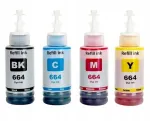 Epson 664 tindikassetid, 4 v&auml;rvi komplekt, ECOTANK ITS L3050/L3060/L3070 printeritele