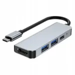USB-C jaotur, 4 porti: 2x USB, HDMI