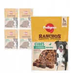 Koerte maiused PEDIGREE Ranchos Cubes pardilihaga, 5 x 70 g
