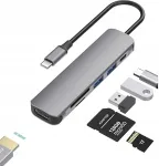 USB-C adapter HDMI ja 6 pordiga, B3, sobib MacBook Pro/Air-le