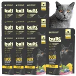 BULTI SUPERFOODS m&auml;rg kassitoit pardiliha ja mustikatega, 10 x 100 g