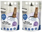 Silikoonist liiv kassidele Duvo+ Premium, lavendli l&otilde;hnaga, 2 x 5 l