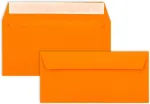 Vokid GUSTAV NEUSER kleepekaribaga, oranžid, 110 x 220 mm, 25 tk