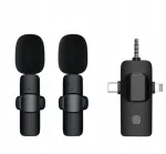 Juhtmevaba topeltmikrofon, 2,4 GHz, 3,5 mm