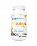 Toidulisand Allnutrition Vit D3 4000 + K2, 60 kapslit