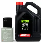 Mootorratta&otilde;li MOTUL 5100 10W40 ja filter Athena HF138 Suzuki DL 600/650/1200 Bandit
