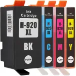 HP 920XL tindikassetid, 4 tk, sobivad OfficeJet 6000/6500/6500A/7000/7500/7500A printeritele