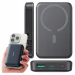V&auml;line aku 10000 mAh, 20W MagSafe, induktsioonlaadimine, USB-C kaabliga 0,25 m
