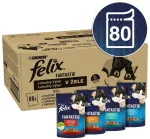 Kassitoit Felix Classic kalaga želees ja kastmes, 80 x 85 g