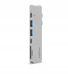 USB-C pesade adapter Epico HUB PRO, h&otilde;bedane