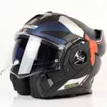 LS2 ADVANT X Ultra matt sinise/punase v&auml;rvusega motorrattakiiver FF901