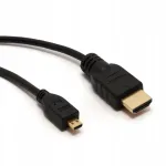 Micro HDMI HDMI kaabel kullatud, 1,5 m, sobib Raspberry Pi-le